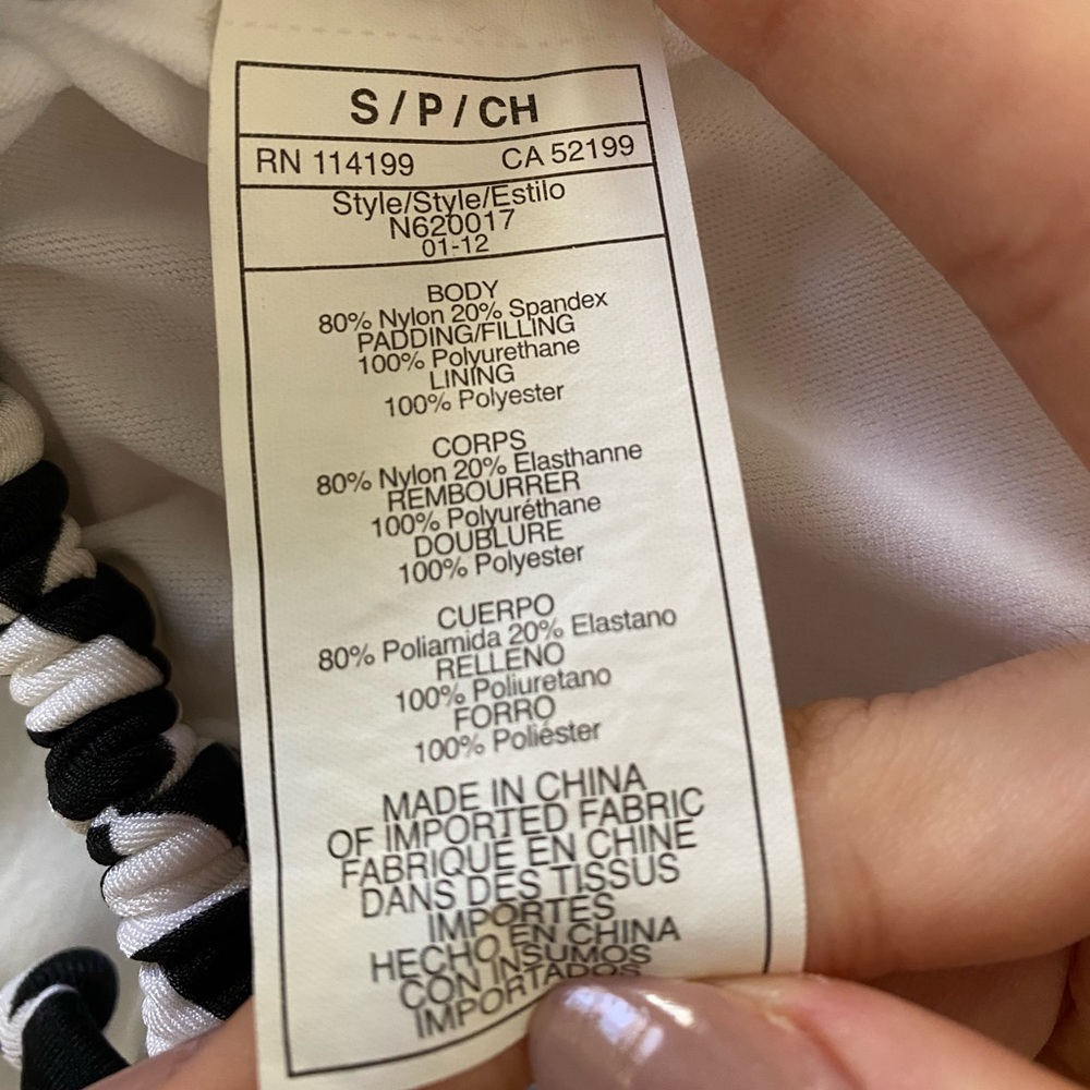 Roxy Y2k Triangle Pattern Bikini Top - image 6